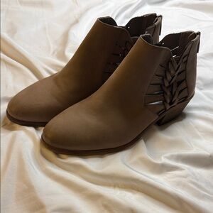 Vince Camuto Tan Ankle Booties